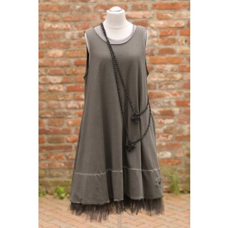 PLÜ PLUSLAVIE Terry Dress asphalt