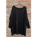 Lagom Big Shirt One Size schwarz mit Print