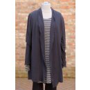 by basics Cardigan offene Kante charcoal