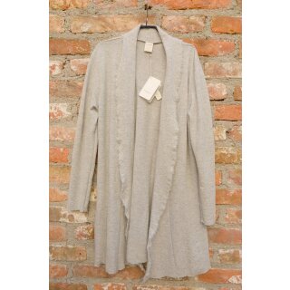 by basics Cardigan offene Kante dawn grey/melange