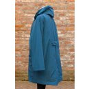 Hopsack Winterjacke long newpetrol