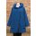 Hopsack Winterjacke long blau