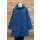 Hopsack Winterjacke long blau