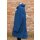 Hopsack Winterjacke long blau