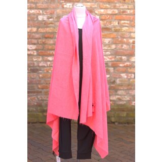 PLÜ PLUSLAVIE Voile Scarf/ Riesenschal coral