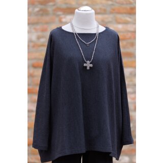 by basics Lieblings Pullover midnight blue melange