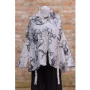 Zeitlos by Luana Blusenjacke 141 schwarz/weiss Print