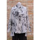 Zeitlos by Luana Blusenjacke 142 Oversize schwarz weiss...