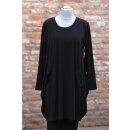 Hopsack Tunika oder Kleid "Classic" schwarz