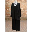 Hopsack Jacke schwarz